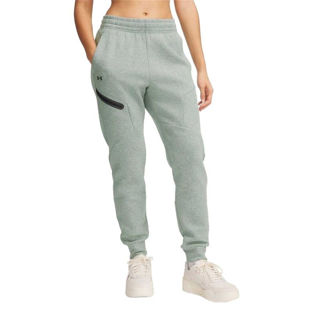 Under Armour Womens/Ladies Performance Fleece Athletic Joggers / Green